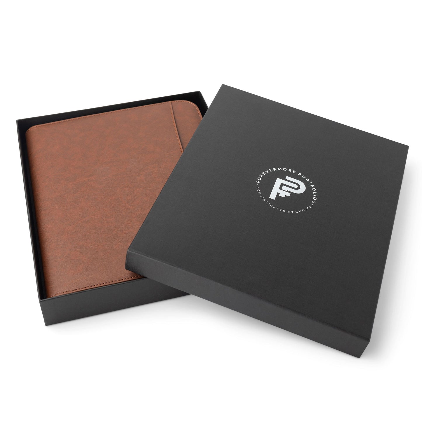 Slim Zippered Leather Portfolio