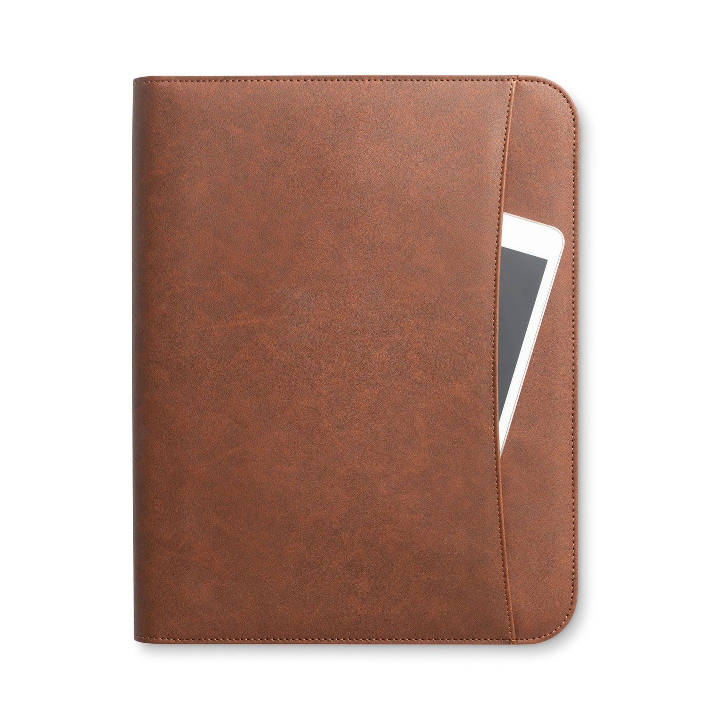 Slim Zippered Leather Portfolio
