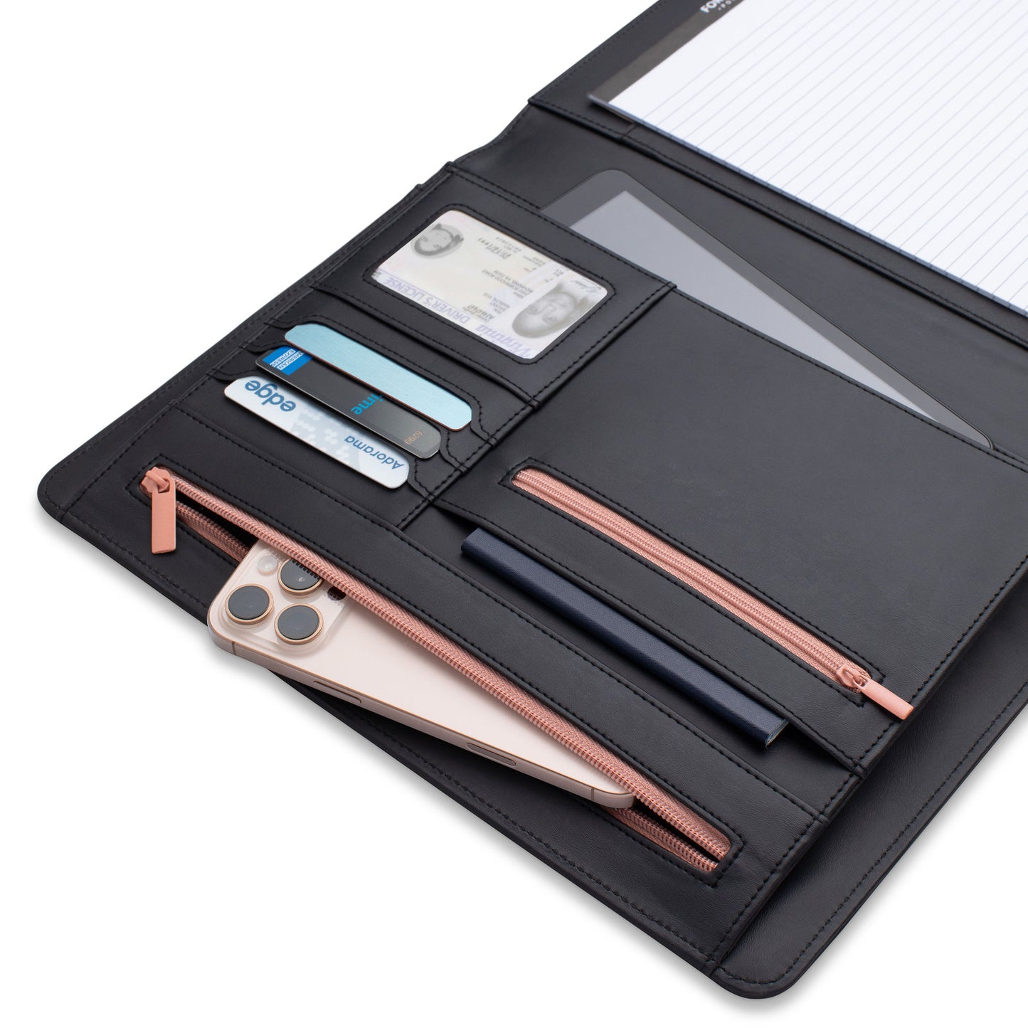 Slim Women's Leather Portfolio