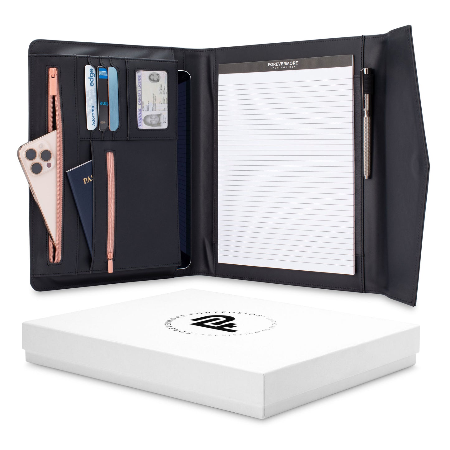 Slim Women's Leather Portfolio